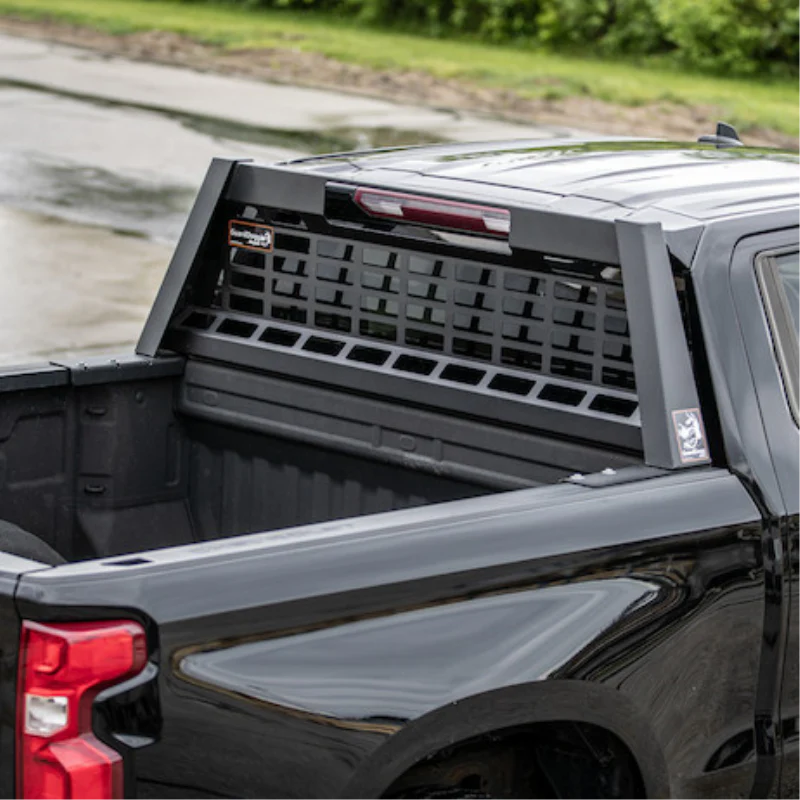 Buyers Products 23.50" Inch Tall Matte Black Heavy-Duty Steel GuardDogg Pickup Truck Headache Rack Bundle with Mounting Brackets Model 851560 - Image 5