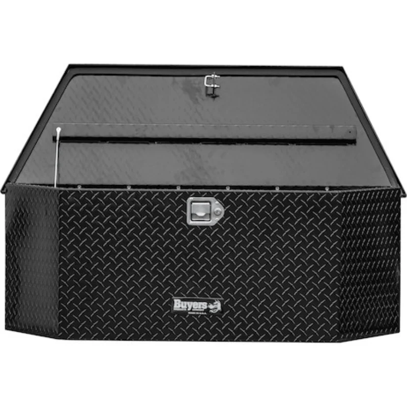Buyers Products 35 Inch Wide Gloss Black Diamond Tread Aluminum Trailer Tongue Truck Box Model 1721383 - Image 4