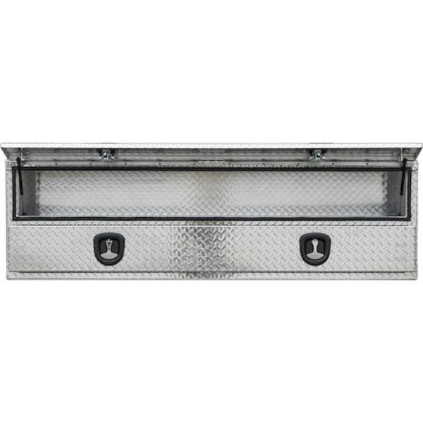Buyers Products Flatbed Contractor Top Mount Truck Box With Drop Down Doors 96" Aluminum Model 1701593 - Image 10