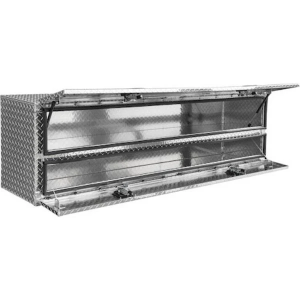 Buyers Products Flatbed Contractor Top Mount Truck Box With Drop Down Doors 96" Aluminum Model 1701593 - Image 18