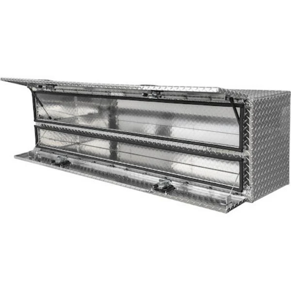 Buyers Products Flatbed Contractor Top Mount Truck Box With Drop Down Doors 96" Aluminum Model 1701593 - Image 19