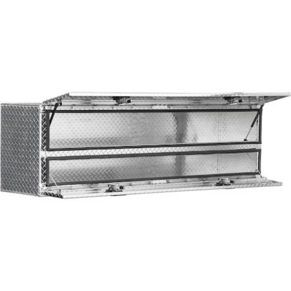 Buyers Products Flatbed Contractor Top Mount Truck Box With Drop Down Doors 96" Aluminum Model 1701593 - Image 7