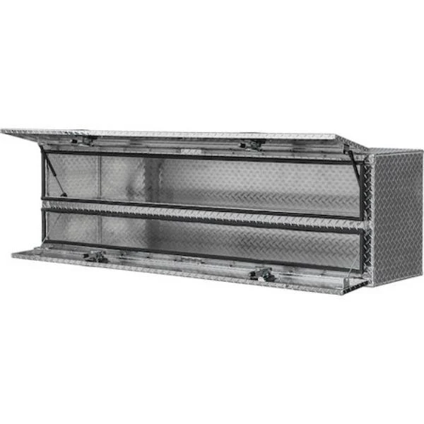 Buyers Products Flatbed Contractor Top Mount Truck Box With Drop Down Doors 96" Aluminum Model 1701593 - Image 8