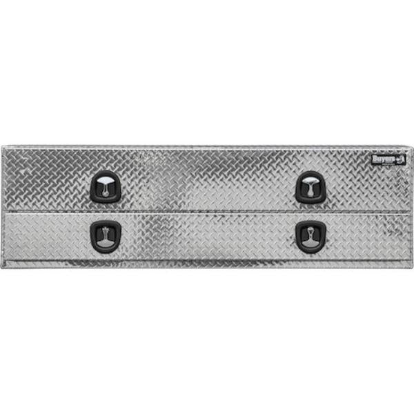 Buyers Products Flatbed Contractor Top Mount Truck Box With Drop Down Doors 96" Aluminum Model 1701593 - Image 9