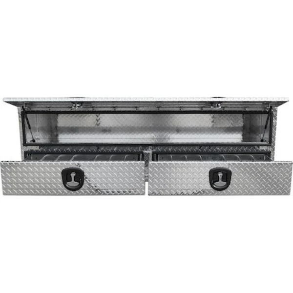 Buyers Products Flatbed Contractor Top Mount Truck Box With Drawers 88" Aluminum Model 1701683 - Image 18