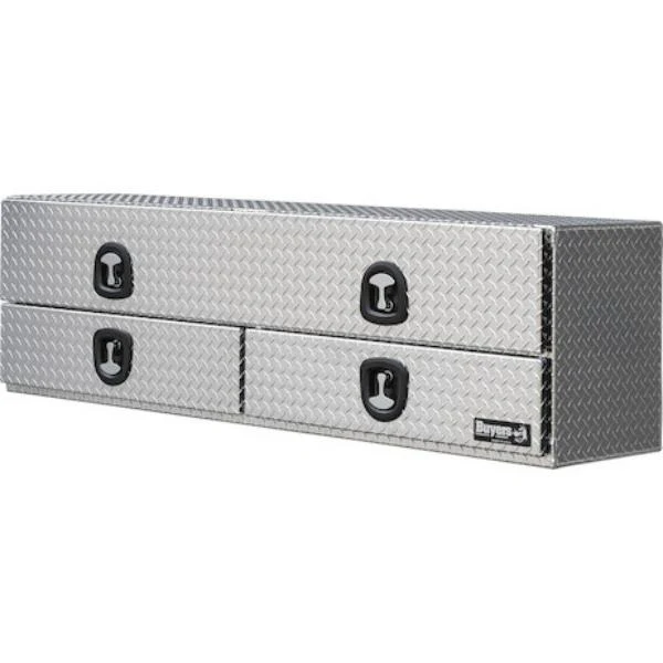 Buyers Products Flatbed Contractor Top Mount Truck Box With Drawers 88" Aluminum Model 1701683 - Image 4