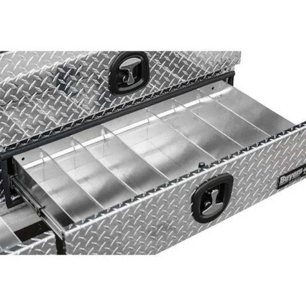 Buyers Products Flatbed Contractor Top Mount Truck Box With Drawers 88" Aluminum Model 1701683 - Image 9