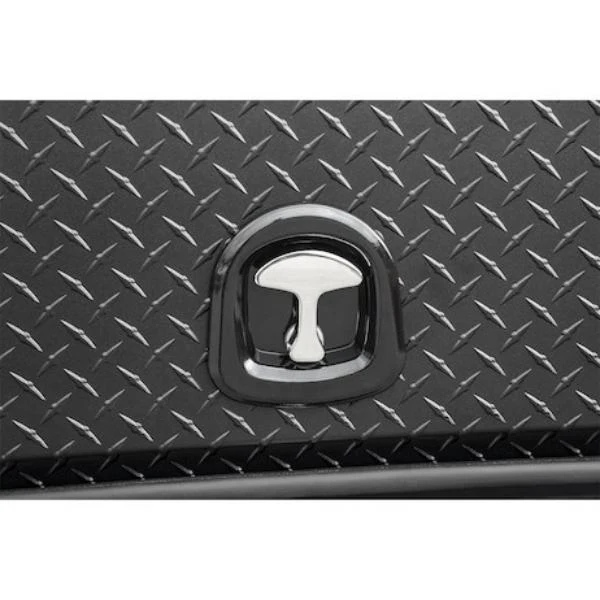 Buyers Products Flatbed Contractor Top Mount Truck Box With Drop Down Doors 72" Matte Black Aluminum Model 1722578 - Image 8
