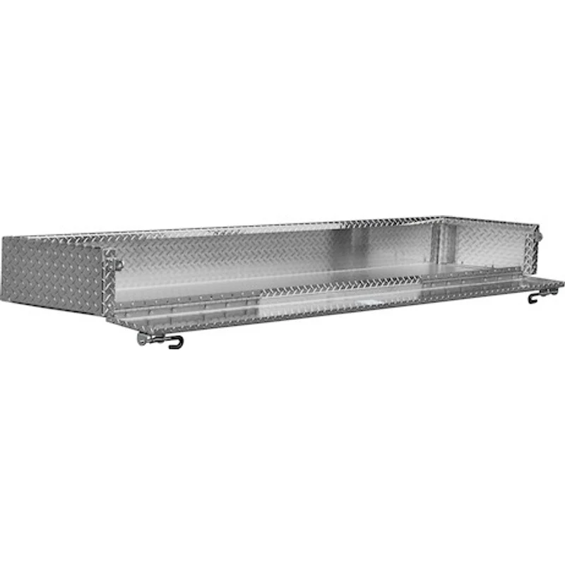 Buyers Products Heavy-Duty Diamond Tread Open-Top Cargo Basket 9.5x18x96 Model 1744196 - Image 2