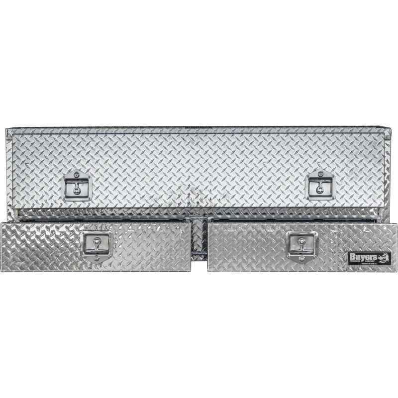 Buyers Products Pickup Contractor Top Mount Truck Box With Drawers 96" Aluminum 1705661 - Image 11