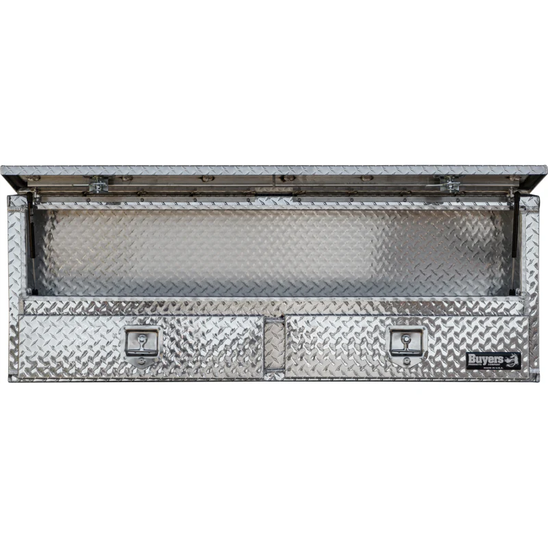 Buyers Products Pickup Contractor Top Mount Truck Box With Drawers 96" Aluminum 1705661 - Image 9