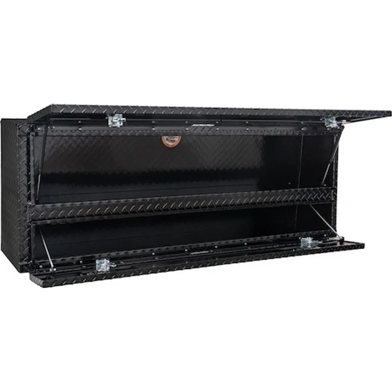 Buyers Products Pickup Contractor Top Mount Truck Box With Drop Down Doors 60" Aluminum Model 1725630 - Image 3