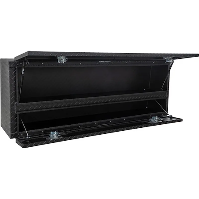 Buyers Products Pickup Contractor Top Mount Truck Box With Drop Down Doors 88" Aluminum Model 1735650 - Image 3