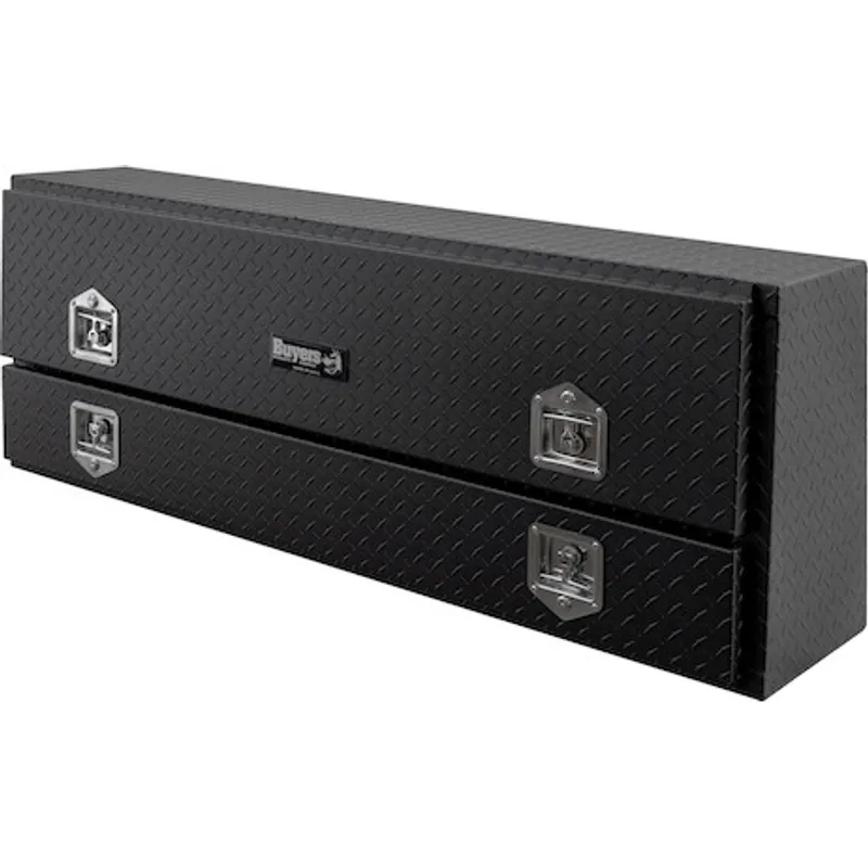 Buyers Products Pickup Contractor Top Mount Truck Box With Drop Down Doors 96" Aluminum Model 1735660 - Image 7