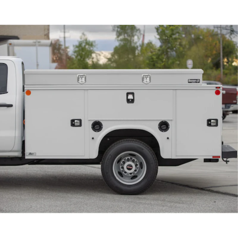 Buyers Products Top Mount Service Body Box 96x20 White 14 Gauge Steel Model 1702836 - Image 8