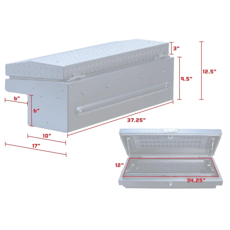 Chandler ADAPT Single Lid Crossover and Side Mount Tool Box Bundle Model 5090-8900 - Image 4
