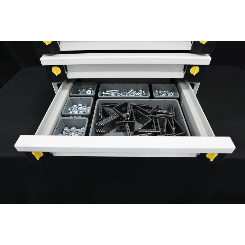 CTech MotionGlide 18w x 24.75h x 14d Drawer System - Seven 3-inch Drawers w/ Toolgrid Model MG-6 - Image 6
