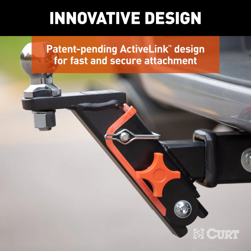 CURT ActiveLink Ball Mount, 2" Ball, 3,500 lbs. GTW Model 18416 - Image 3
