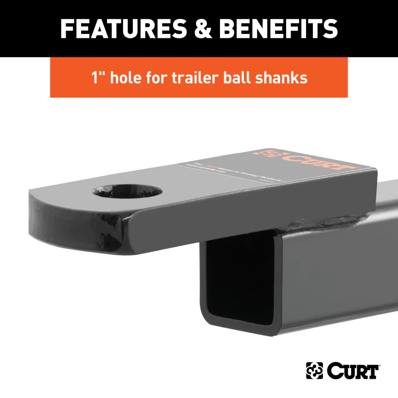CURT Class 3 Ball Mount, Imported (2" Shank, 7,500 lbs., 2" Drop, 10-1/4" Long) Model 45829 - Image 6