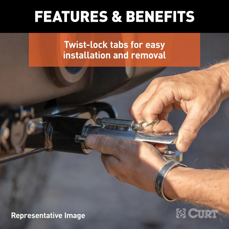 CURT Custom Tow Bar Base Plate, Select Chevrolet Suburban, Tahoe, GMC Yukon, XL Model 70145 - Image 4