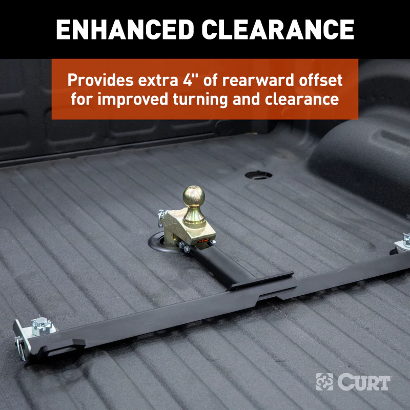 CURT Multi-Fit OEM Puck System Gooseneck Ball with 4" Offset Model 60663 - Image 3