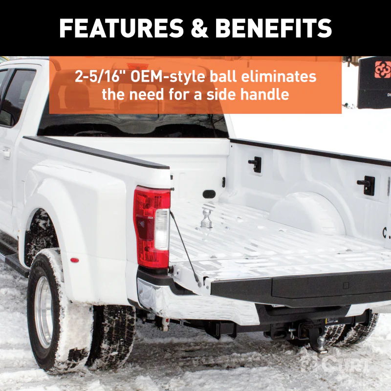 CURT OEM-Style Gooseneck Hitch, Fits Select Ford F-250, F-350, F-450 Super Duty Model 60702 - Image 3