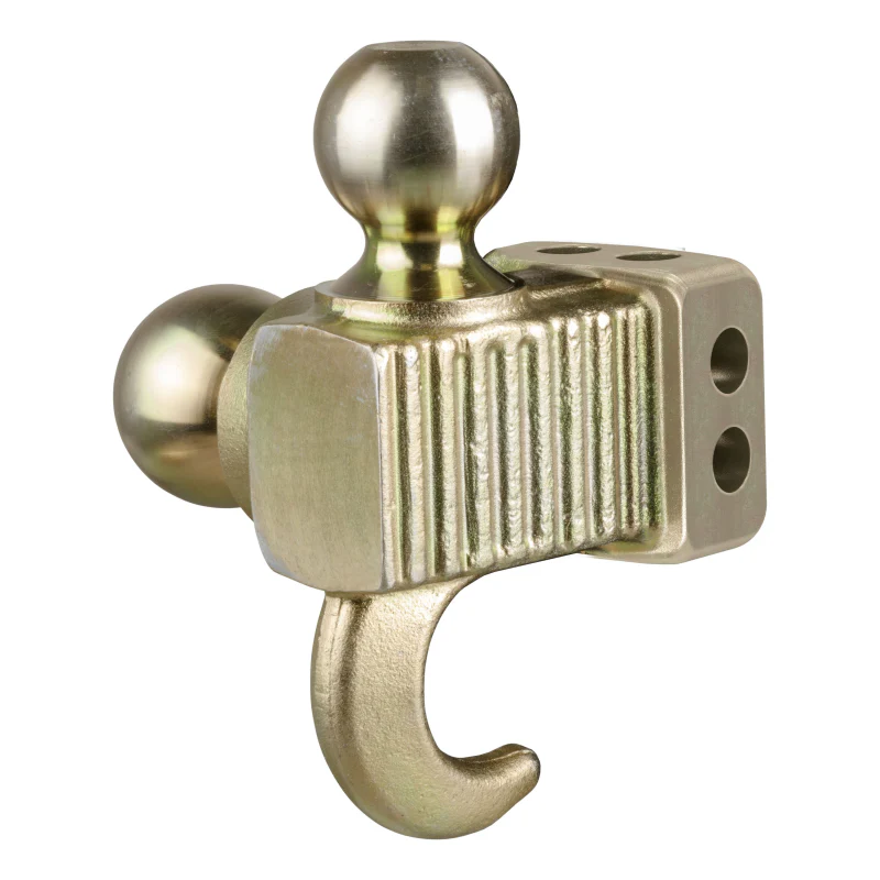 CURT Replacement Hook & Step Dual-Ball for Adjustable Channel Mount (Fits 45904) Model 45924