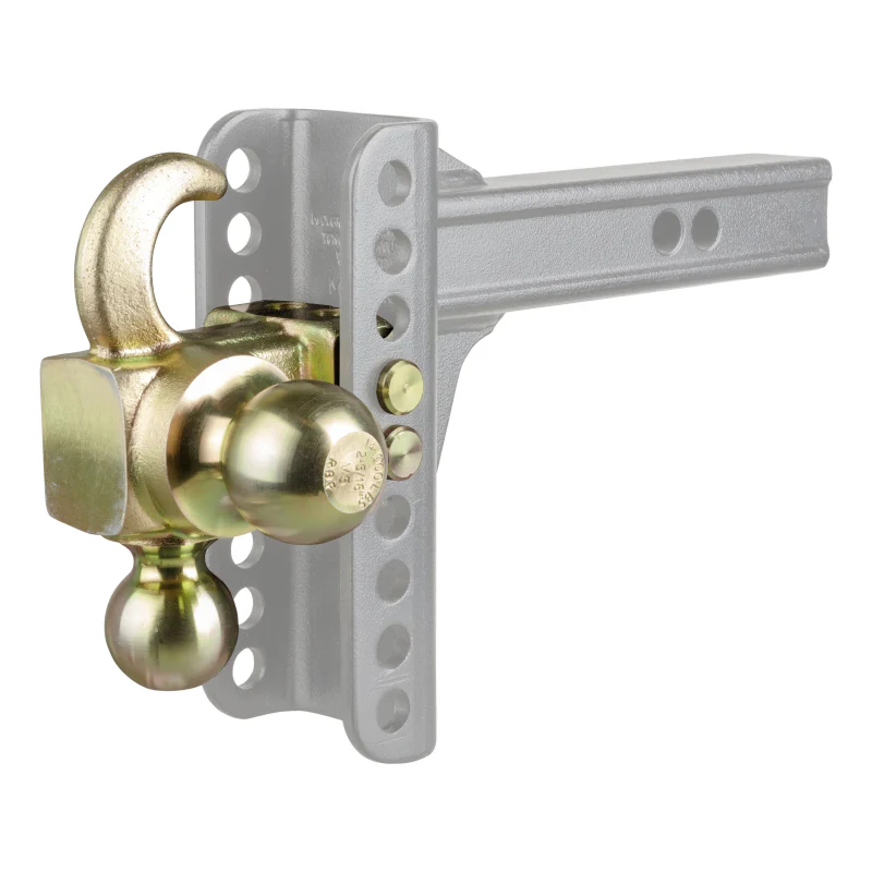 CURT Replacement Hook & Step Dual-Ball for Adjustable Channel Mount (Fits 45904) Model 45924 - Image 2