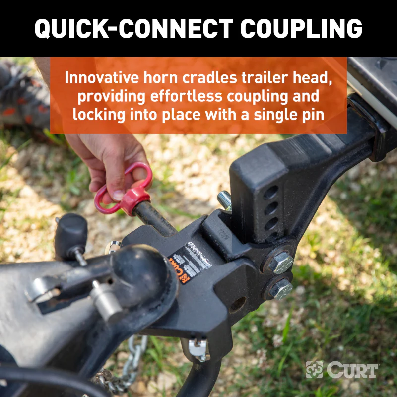 CURT TruTrack 2P Trailer-Mounted Weight Distribution Hitch, 8-10K Model 17510 - Image 6