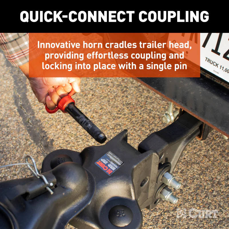 CURT TruTrack 4P Trailer-Mounted Weight Distribution Hitch, 8-10K Model 17520 - Image 6