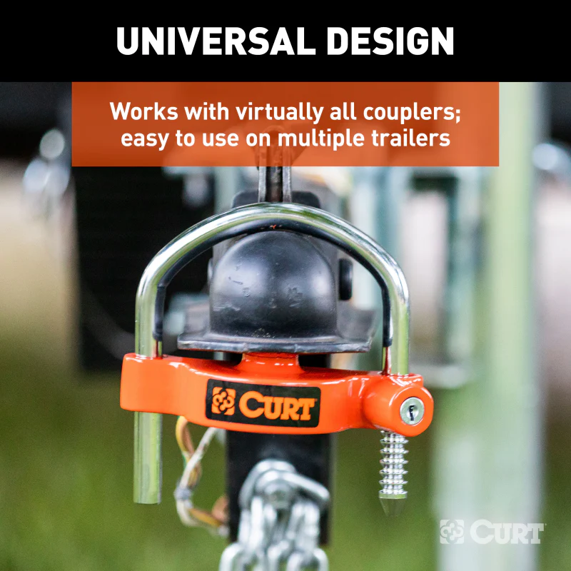 CURT Universal Trailer Coupler Lock, Keyed Alike Model 23090-KA - Image 7