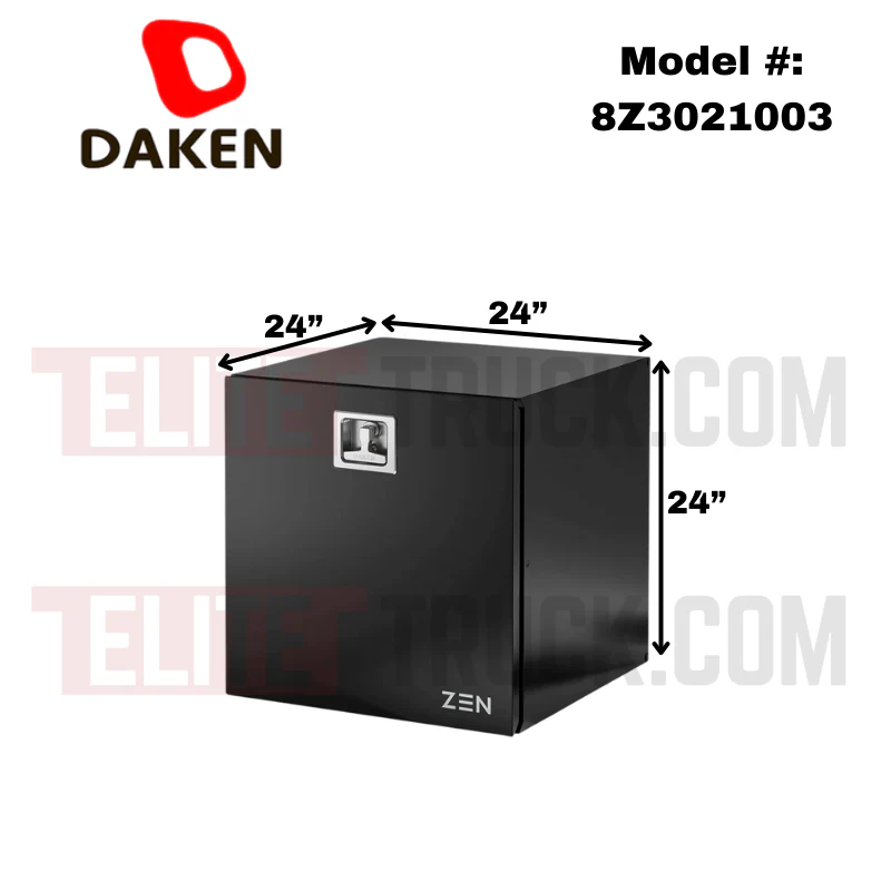 DAKEN Zen Series 24x24x24 Underbody Toolbox Black Steel Model 8Z3021003 - Image 2