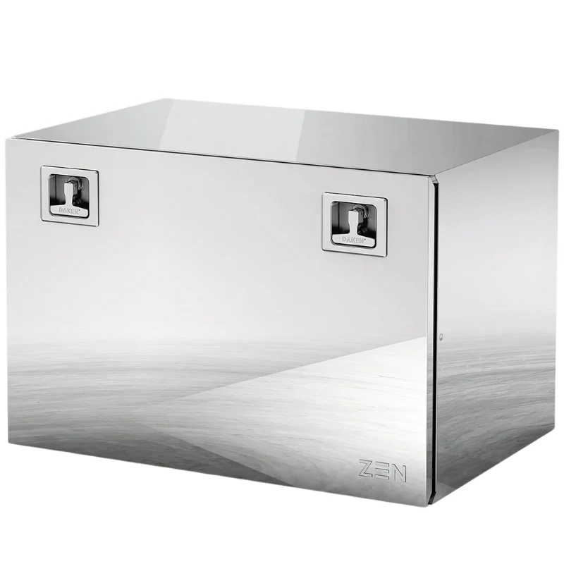 DAKEN Zen Series 36x24x24 Underbody Toolbox Polished Stainless Steel Model 8Z1243006