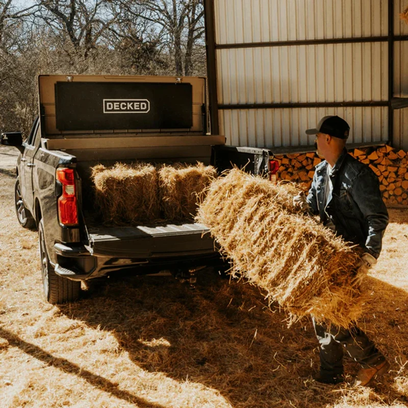 DECKED Full-Size Pickup Truck Tool Box Deep Tub Model DTB2-TAN - Image 11