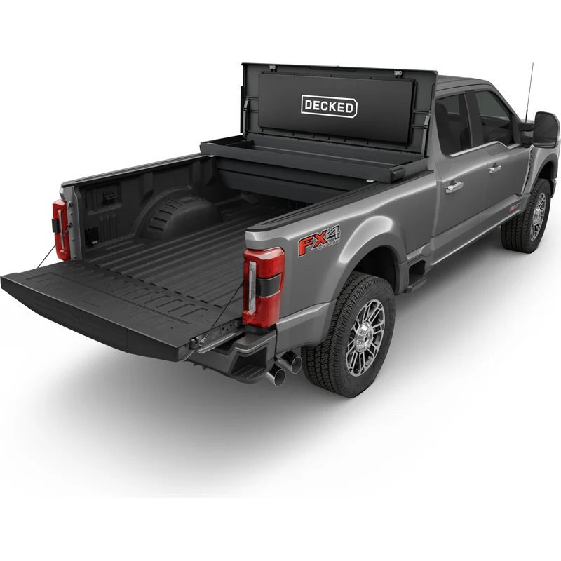 DECKED Full-Size Pickup Truck Tool Box Tundra Bed Rail Model DTB2T22-BLK - Image 11