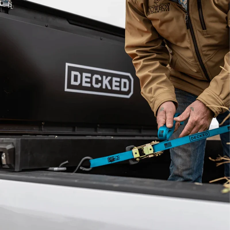 DECKED Full-Size Pickup Truck Tool Box Tundra Bed Rail Model DTB2T22-BLK - Image 18