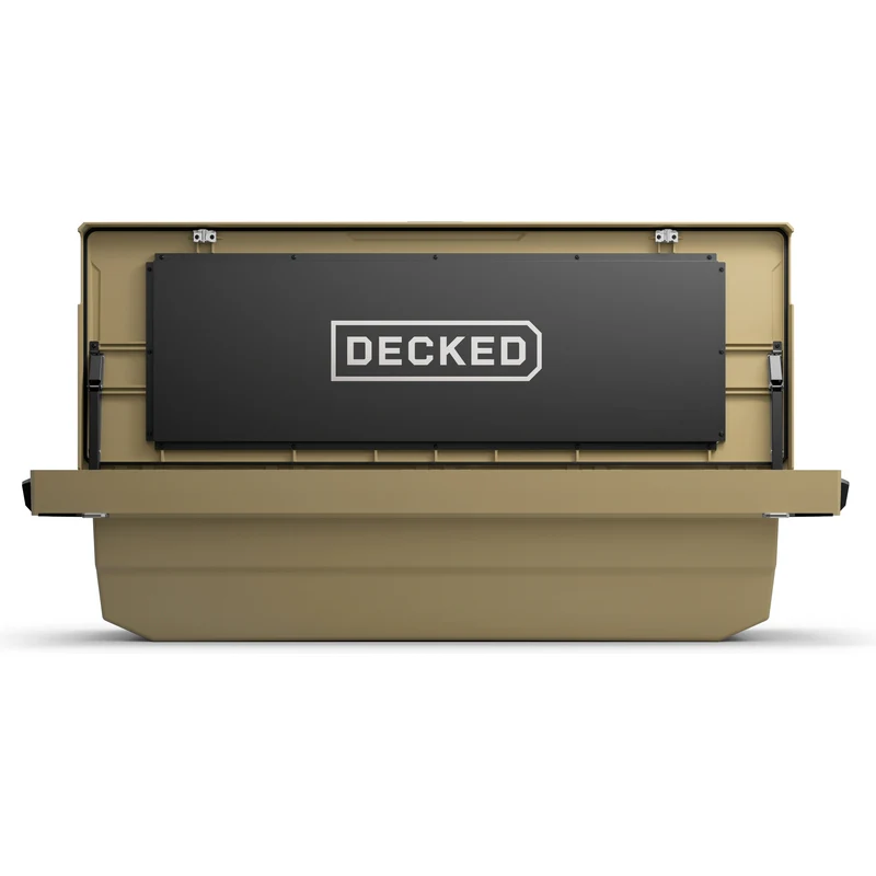 DECKED Full-Size Pickup Truck Tool Box Tundra Bed Rail Model DTB2T22-TAN - Image 4