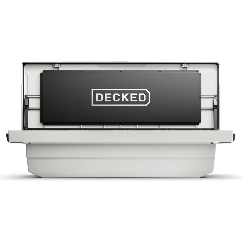 DECKED Full-Size Pickup Truck Tool Box Tundra Bed Rail Model DTB2T22-WHT - Image 6
