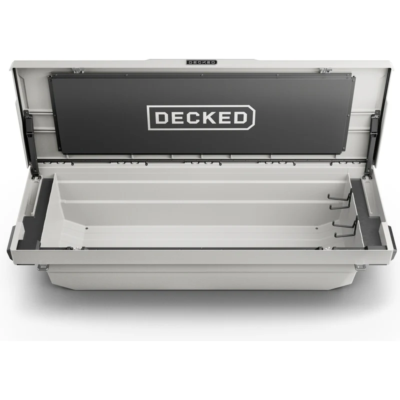 DECKED Full-Size Pickup Truck Tool Box Tundra Bed Rail Model DTB2T22-WHT - Image 7