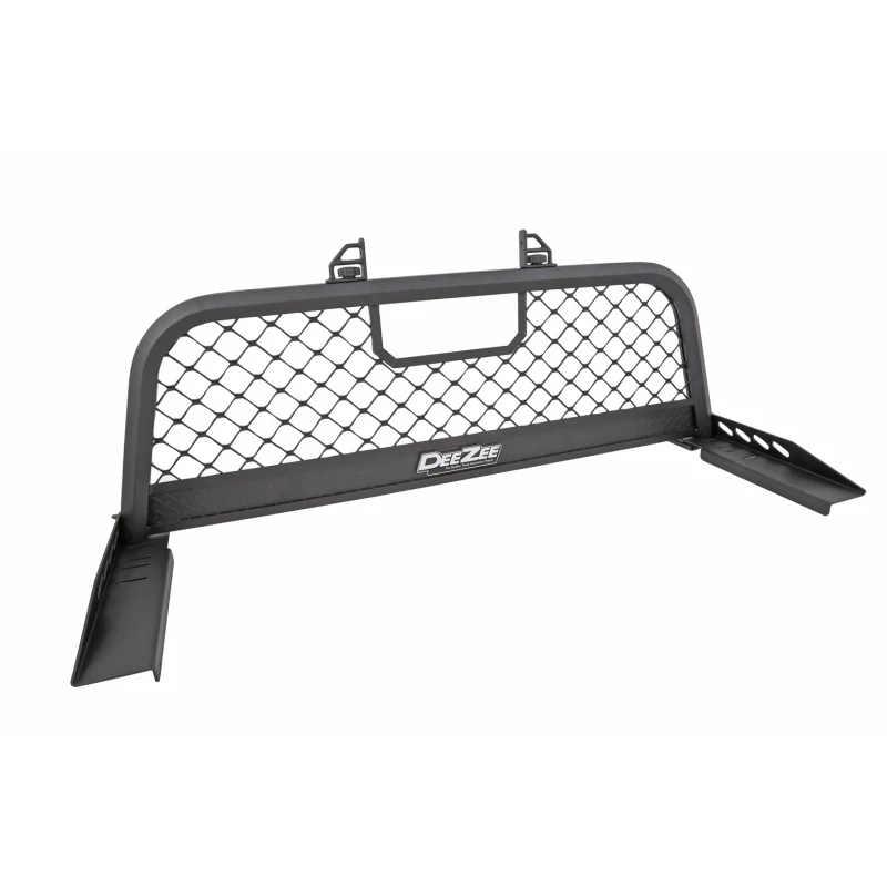 Dee Zee Aluminum Front Cab Rack W/Mesh Texture Black Model DZ95072RTB