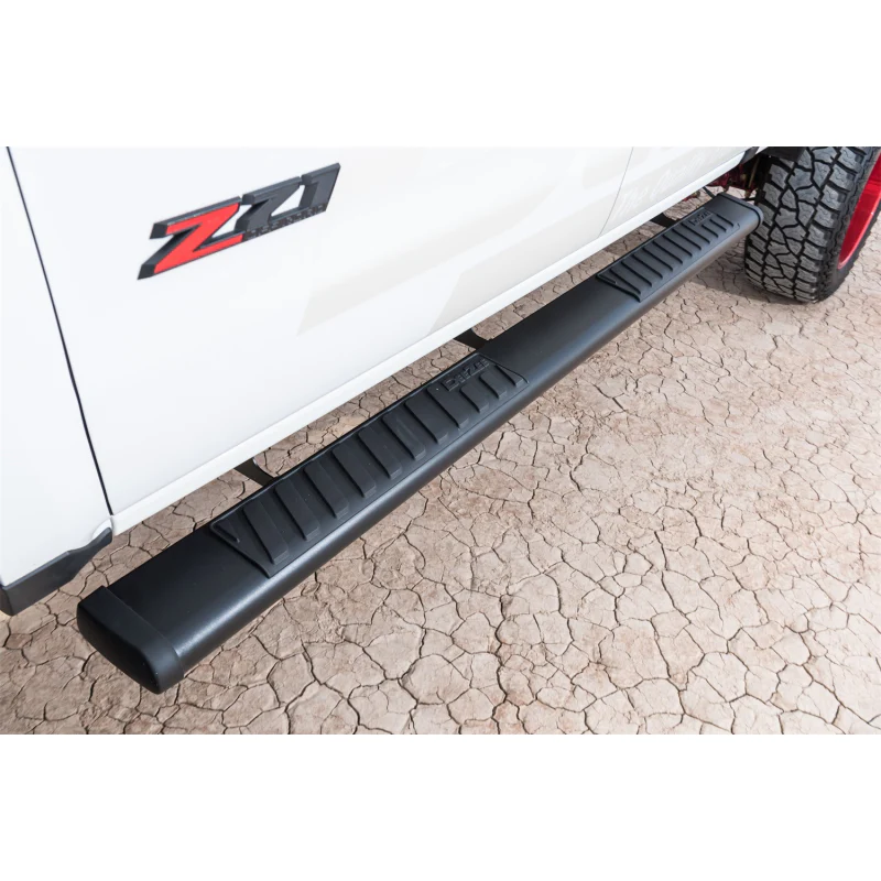 Dee Zee Textured Black Steel Step Nerf Bars 6 in. Oval Cab Length Model DZ16111 - Image 6