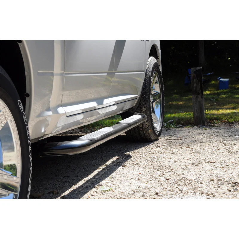 Dee Zee UltraBlack Powder Coated Steel Step Nerf Bars 3 in. Round Cab Length Model DZ370311 - Image 3