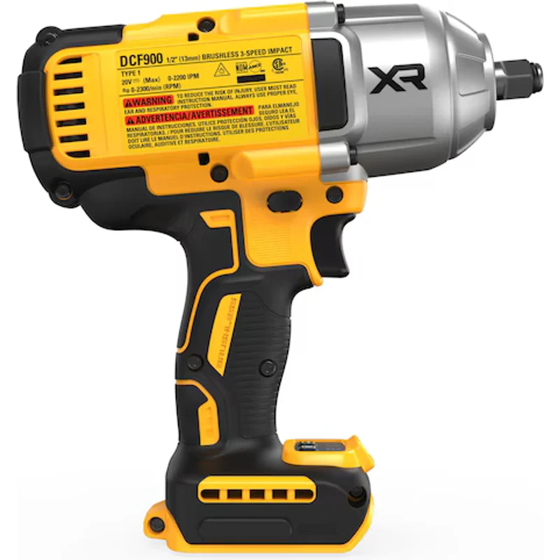 DeWalt 20V MAX* XR® 1/2 In. High Torque Impact Wrench With Hog Ring Anvil (Tool Only) DCF900B - Image 4