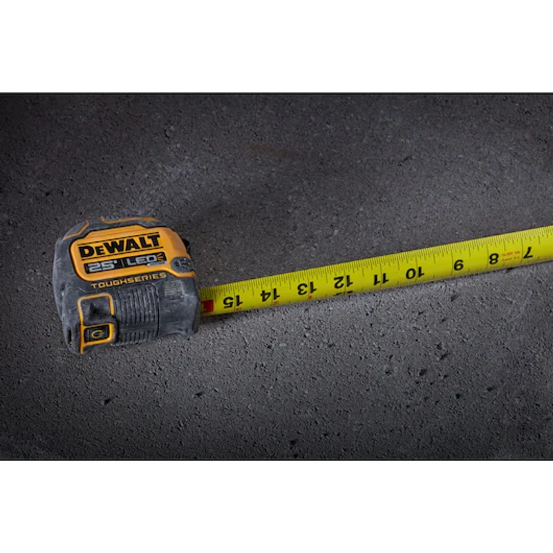 DeWalt TOUGHSERIES™ 25 FT Lighted Tape Measure DWHT35625S - Image 12