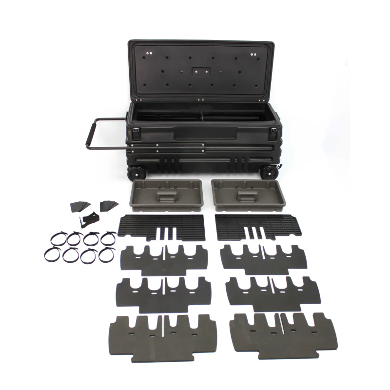 DU-HA Squad Box - Interior/Exterior Portable Storage and Gun Case - Manual Latch W/O Slide Bracket Model 70600 - Image 2