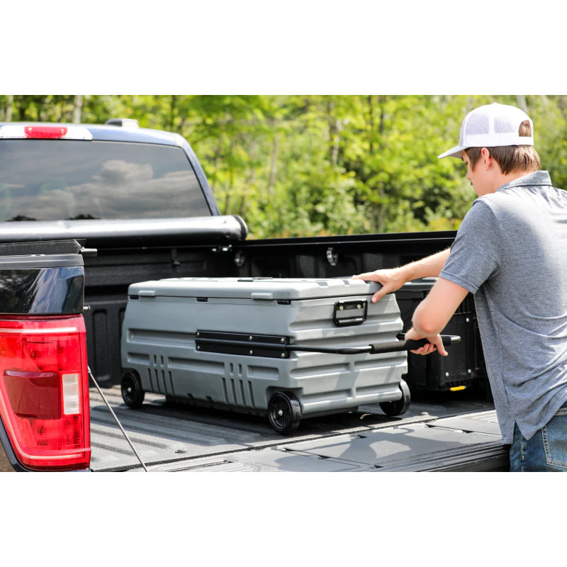 DU-HA Squad Box - Interior/Exterior Portable Storage - Manual Latch W/Slide Bracket Model 70672 - Image 4