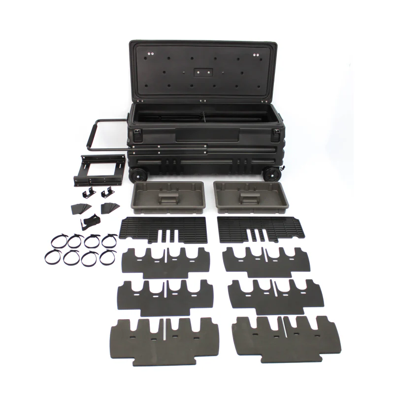DU-HA Squad Box - Interior/Exterior Portable Storage Standard Duty Manual Latch W/Slide Bracket Model 70670 - Image 2