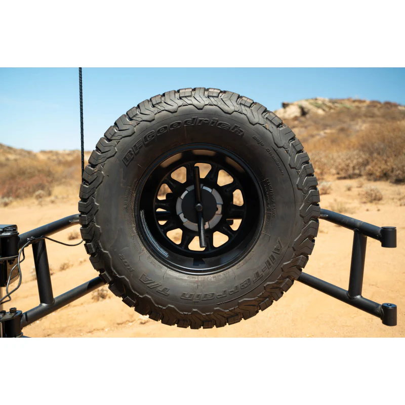 DV8 Offroad 2007-2018 Jeep Wrangler Body Mounted Tire Carrier Model TCJK-14 - Image 9