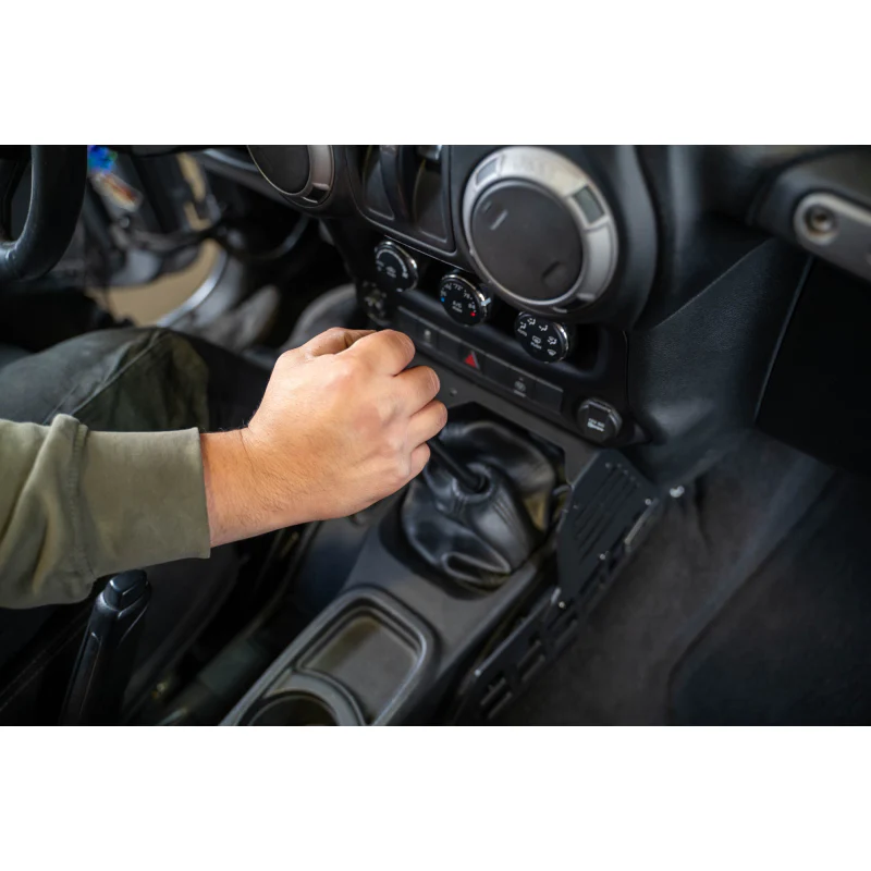 DV8 Offroad 2007-2018 Jeep Wrangler Center Console Molle Panels , Device Bridge Model CCJK-01 - Image 11