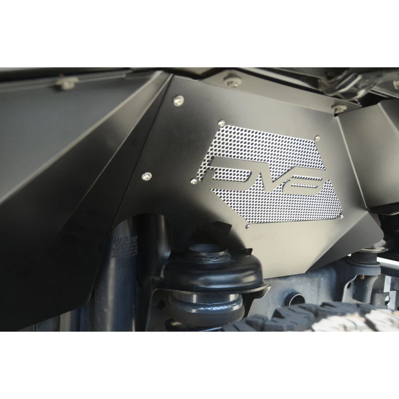 DV8 Offroad 2007-2018 Jeep Wrangler JK JKU Front Inner Fenders Black or Raw Model INFEND-01FB - Image 11